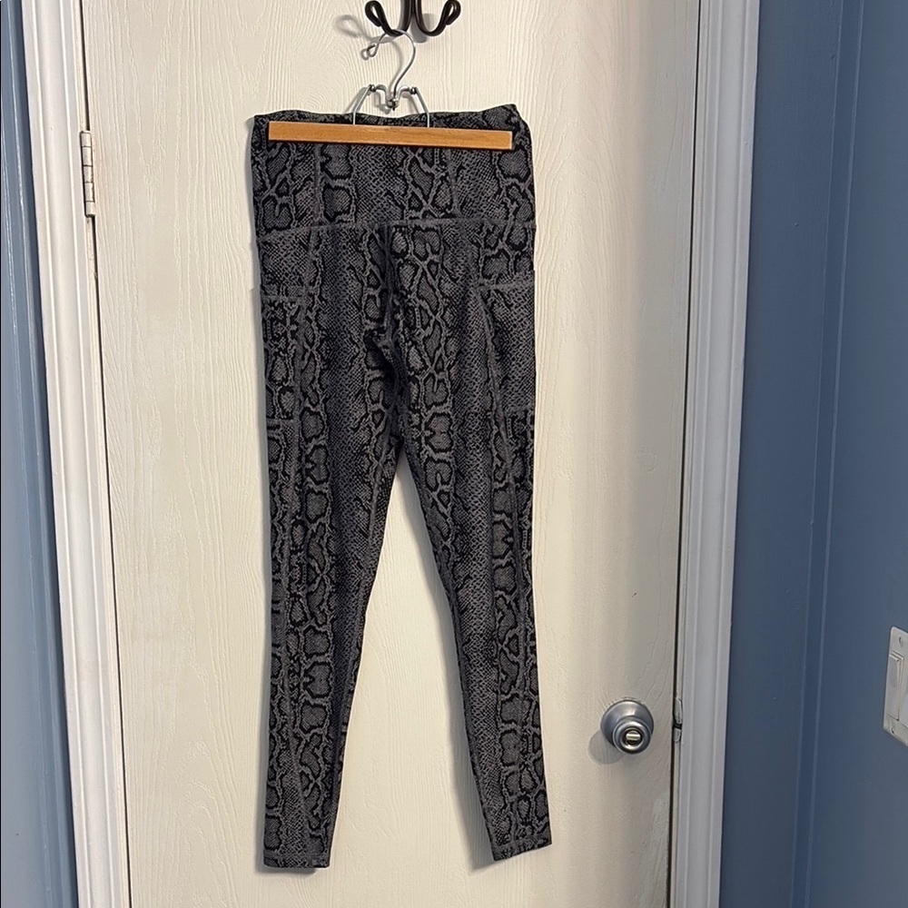 Champion Black Snake Print Leggings